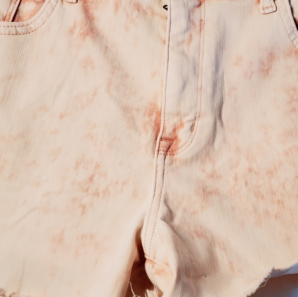 Arizona jean Short tye dye Salmon Size 17 NWTG - Picture 14 of 16